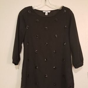 Black sheer top* old navy